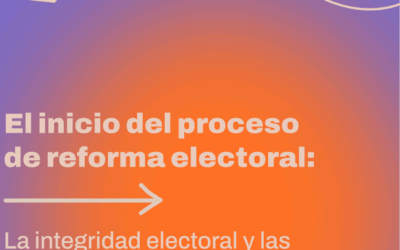 El inicio del Proceso de reforma electoral
