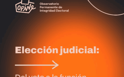 Elección Judicial: del voto a la función jurisdiccional