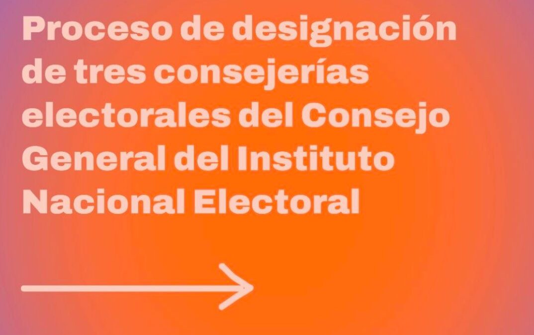 Sexto Informe | Proceso de designación de tres consejerías del INE