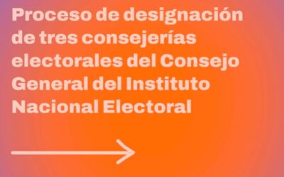 Sexto Informe | Proceso de designación de tres consejerías del INE
